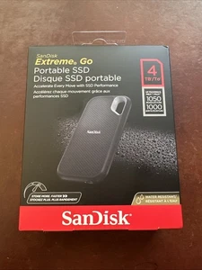 New SanDisk Extreme Go 4TB Portable SSD - SEALED - Picture 1 of 2
