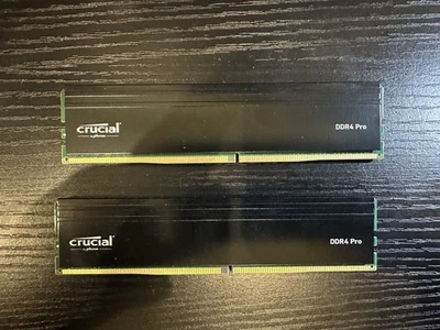 Crucial DDR4 64GB 2x32GB 3200MHz Pro Desktop RAM Memory Kit - Image 1 of 2