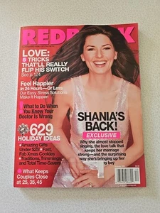 2002 DECEMBER REDBOOK MAGAZINE - SHANIA TWAIN COVER - Picture 1 of 7