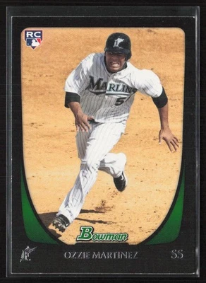 2011 Bowman Ozzie Martinez #213 Rookie Florida Marlins - Image 1 of 2