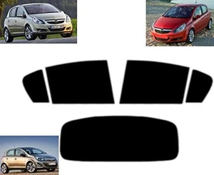 Pellicola Oscurante Vetri Auto Pre-Tagliata Per-Opel Corsa D 5-Porte 2007-2013 V - Foto 1 di 12