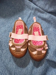 Slip bambina bambina rosa marrone sbiadito gloria taglia 2 fiori - Foto 1 di 9
