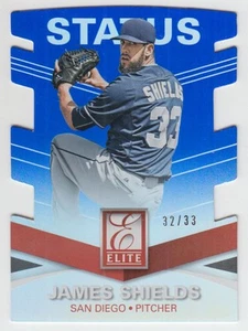 2015 Elite Status #137 James Shields /33 - Picture 1 of 2