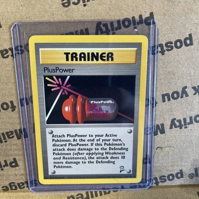 PLUSPOWER - Base Set 2 - 113/130 - Uncommon - Pokemon Card - NM - Image 1 of 2