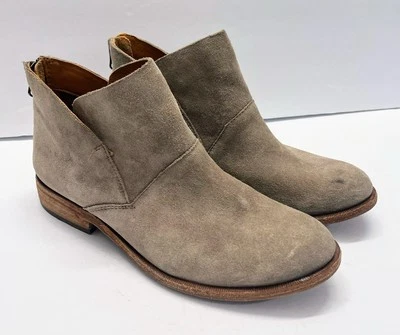 Botines Kork-Ease Ryder para mujer talla 6 beige cuero gamuza cremallera Foto 1 de 4