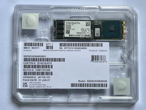 Intel SSD D3-S4510 SSDSCKKB480G8 480GB M.2 2280 NGFF SATA 6G TLC SSD - Picture 1 of 8