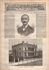 1891 Scientific American Supp. February 28-Schliemann-Mycena; Visit to Venus II - Picture 1 of 1