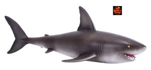 Weißer Hai Sealife Spielzeug Modell Figur 381012 von Mojo Neu - Bild 1 von 2