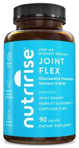 NutriRise Glucosamine Chondroitin Quercetin & MSM with Turmeric Curcumin 2100... - Picture 1 of 7