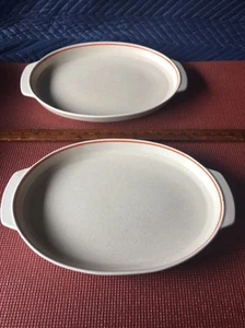 Lenox Temper-ware Feuerblume (1) ovale Servierplatte mit Griff Bräter - Bild 1 von 9