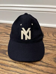CAPPELLO BERRETTO BASEBALL BLU MARLIN FUORI NEW YORK BLACK YANKEES 1935 LANA RARO - Foto 1 di 5