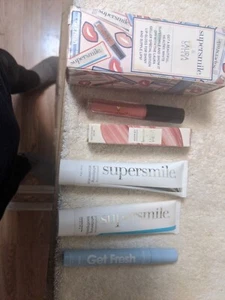 Supersmile Whitening Set w/ Laura Geller Lip Gloss Lip Gloss New Sealed Read - Picture 1 of 14