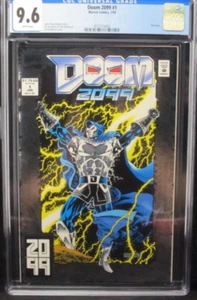 Doom 2099 Issue #1 Foil Cover 1993 Marvel Comics CGC Graded 9.6 Comic Book - Picture 1 of 4
