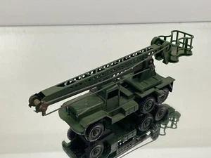 DINKY TOYS 667 MISSILE SERVICING PLATFORM VEHICLE -ARMY GREEN L19.cm- FAIR - 509 - Picture 1 of 9