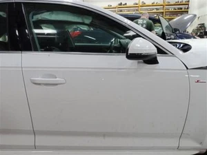 2019 A4 Audi Right Passenger Side Front Door Assembly Color: White T9t9/Y9 - Picture 1 of 6