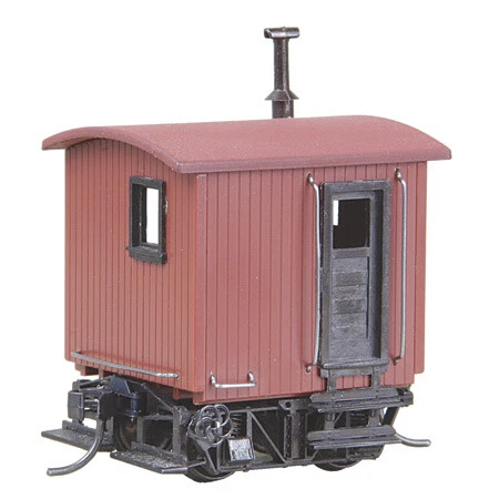 Kadee 104 HO-Scale KIT Logging Caboose, Highly Detailed, Red for Log Train - Image 1 of 1
