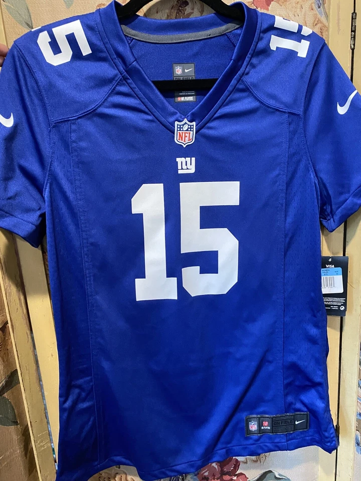 NUEVA Camiseta Nike On Field NY Giants B Marshall #15 Para Mujer Med Retro Retro Retro Foto 1 de 4