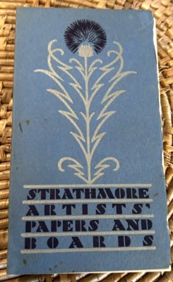Small Strathmore Artists' Papers and Boards Samples Book - Image 1 of 4