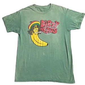 Camisa The Dirty Heads Verde Banana Rasta Joint Para Hombre Talla Mediana VER DESCRIPCIÓN - Imagen 1 de 10