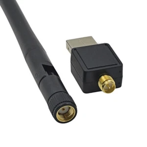 150M USB WiFi Wireless Adapter LAN w/Antenna Raspberry Pi2 B+ralink rt5370.7H - Imagen 1 de 8