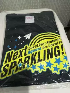 LOVE LIVE Aqours 5th NEXT SPARKLING Tour Shirt free size idol - Picture 1 of 2