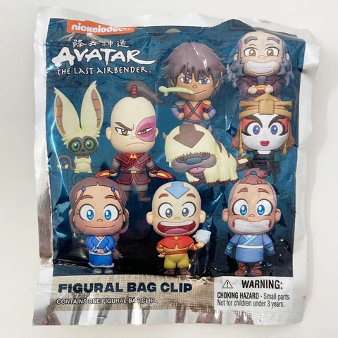 Nickelodeon AVATAR The Last Airbender 3D Figural Bag Clip - YOU CHOOSE! Cover