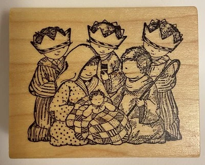 Belén Navidad Concurso Sello de Goma Delafield G657 RARO Sello de Goma Foto 1 de 3