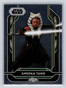 Tarjeta base Costco cromada Topps de Star Wars 2024 #1 Ahsoka Tano - Imagen 1 de 2