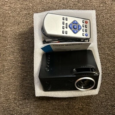 Mini Projector LED HD 1080P Home Cinema Set Portable Home Theater Projector LCD - Image 1 of 2