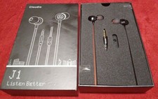 Earphones Cloudio J1 Noise Cancelling Earbuds in Ear Headphones with Microphone