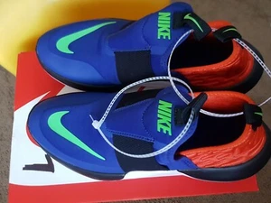 NIKE NITROFLO KIDS BOYS  SHOES SIZE   7 BLUE/BLACK/ORANGE  AT 4670-400 - Picture 1 of 5