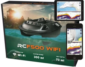 FISHFINDER BAIT BOAT RCF500 WIFI 300M! IOS & ANDROID COMPATIBLE! - Photo 1/10
