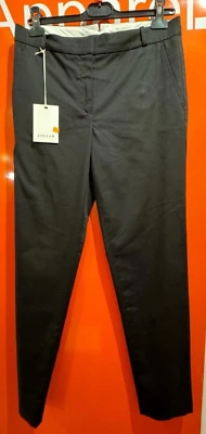 Jigsaw Black Portofino Slim Leg Chino Trousers,Size 10, New With Tag,RRP £115,sf - Image 1 of 2