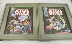 Lot of 2~Framed Star Wars Comic Prints 10 1/2 x 12 1/2~LBDLM - Picture 1 of 7