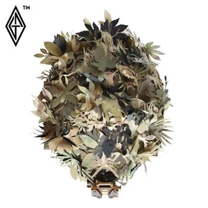 1 Stück Zum Selbermachen Taktischer Helm Modular Camo Abdeckung Gras Aufkleber Streifen Riemen - Bild 1 von 12