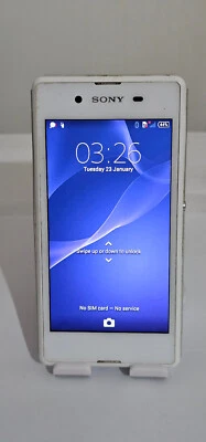 Sony XPERIA E3 D2203 - 4GB - White (Unlocked) Smartphone Incomplete Grade C - Image 1 of 4