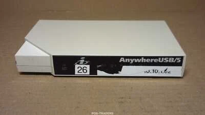 DIGI ANYWHEREUSB/5 1.80 5 port USB over IP hub w/(5) USB ports & (1) RJ45 10/100 - Bild 1 von 3