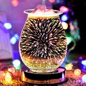 Aroma Electric Wax Melt Oil Burner Plug In & Wax Melt Mosiac (Various Colours) - Picture 1 of 18