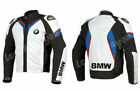 Bmw Men Bikers Leather Jacket Motorcycle Racer Motorbike Armored Sports All Size