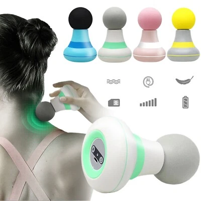 Mini pistola de masaje colorida portátil masajeador muscular de tejido profundo alivio del dolor corporal Foto 1 de 4