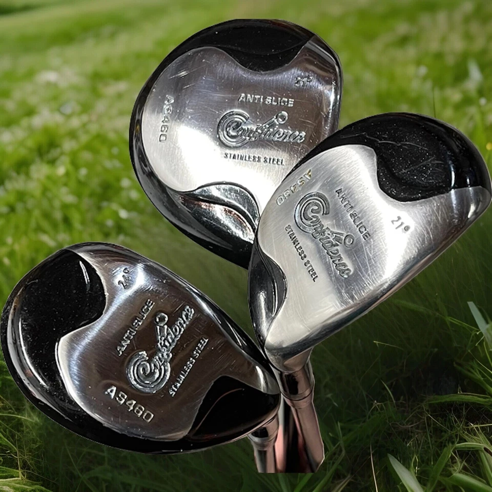 Confidence Golf AS460 Wood Hybrid Set (7w,4h,5h) RH R Flex Graphite W/ Covers - Image 1 of 4