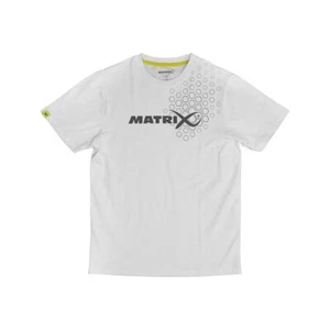 T-Shirt Matrix Sechskantdruck weiß - Bild 1 von 1