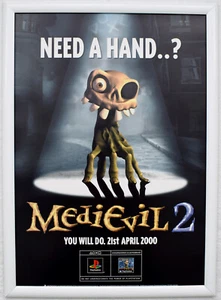Medievil 2 (2000) RARE PS1 42cm x 59cm Promotional Poster #1 - Picture 1 of 2