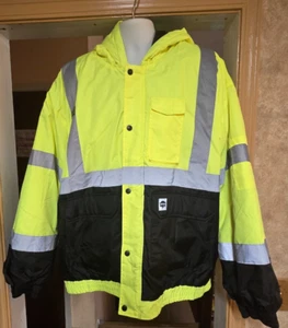 Buffalo Outdoors Workwear Class 2 Hi Vis Sicherheit Winter Bomberjacke 3XL - Bild 1 von 16