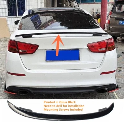 For KIA Optima K5 Sedan 11-2015 Universal 50.7'' Painted Rear Trunk Spoiler Lip Foto 1 de 4