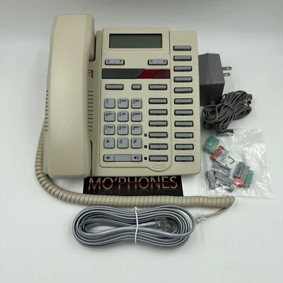 Nortel Aastra M9417CW 2-Line Phone With Caller ID ASH/Refurbished - Image 1 of 4