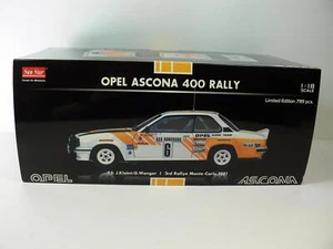 Modellino auto SUN STAR * OPEL ASCONA 400 RALLY #6 * 1:18 * IMBALLO ORIGINALE Limited 799 pz. - Foto 1 di 7