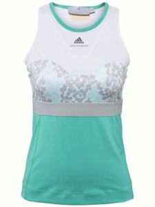 ADIDAS Stella McCartney ASMCB Barricade Joy Green Tennis Tank Top Womens Sz XS S - Picture 1 of 7