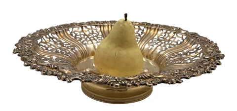 Thomas Blagden & Co 1811 Georgian Gilt Sterling Silver Pierced Centerpiece Bowl Cover