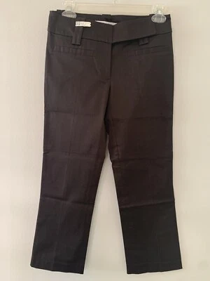 Zara Basic Skinny Trouser Ankle Pant Stretch Black Work Career Size 2 - Image 1 of 4